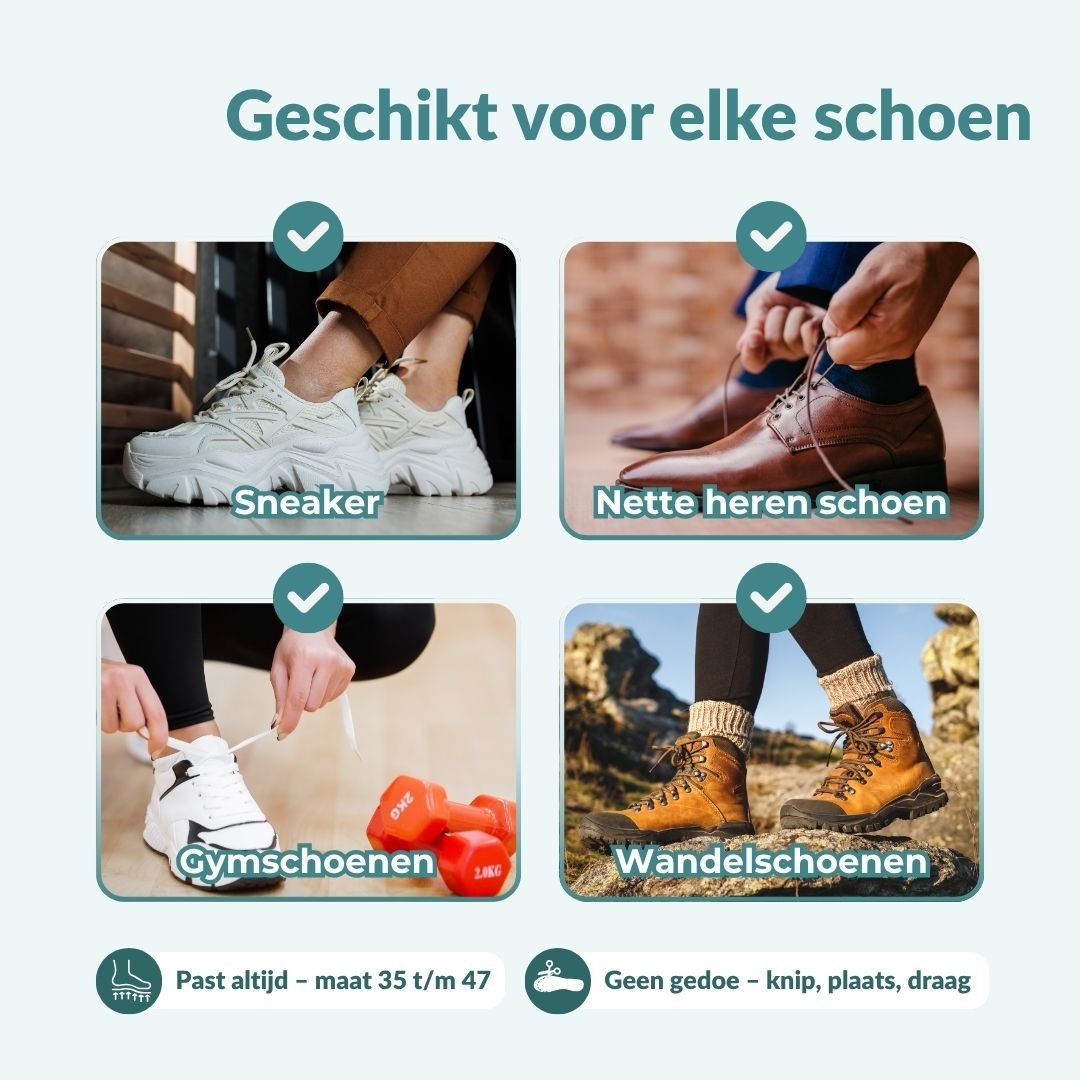 ReliveX™ Magnetische Inlegzolen | Verlies Gewicht bij ELKE STAP