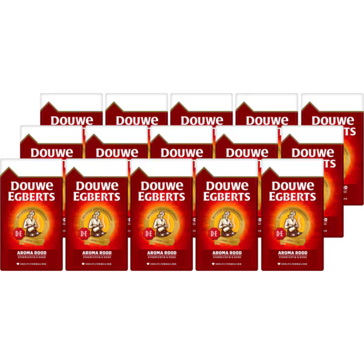 Douwe Egberts Aroma Rood Filterkoffie 15 x 500 g