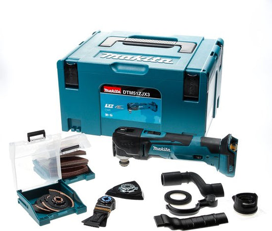 Makita DTM51ZJX3 battery multi-tool + GRATIS (body + 2x battery) 18V Li-ion