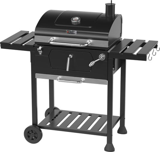 KitchenBrothers 2-in-1 Houtskool BBQ & Smoker  100% PFAS-Vrij