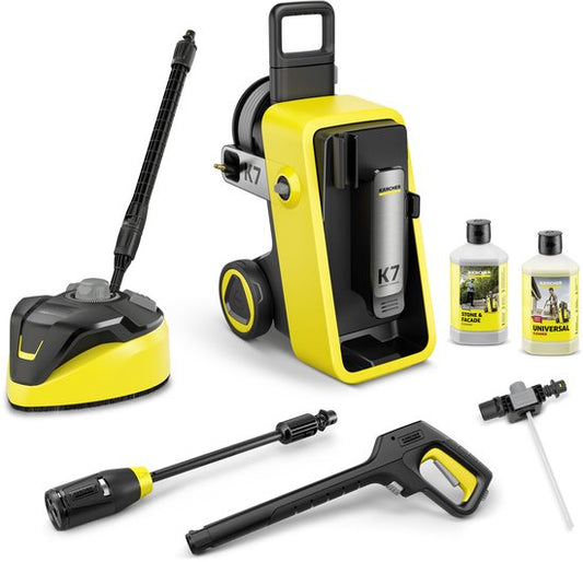 Kärcher K7 Hogedrukreiniger 180 Bar +  GRATIS T-Racer, Slanghaspel & Reinigingsset