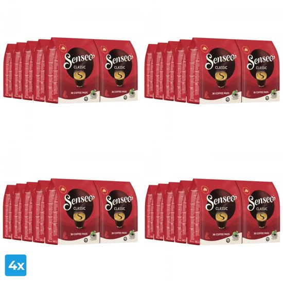 Senseo Koffiepads —  (4x 360 pads)  | Classic, Strong, Extra Strong of Decafé