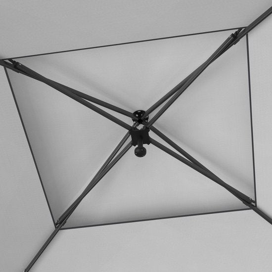 NAIZY  Partytent 4x4m | Anti-Muggen Zijwand |  Hoogteverstelbaar