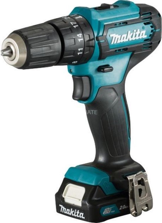 Makita 12V Li-Ion (klop)boor-/schroefmachine set + 2x GRATIS  accu - accessoireset