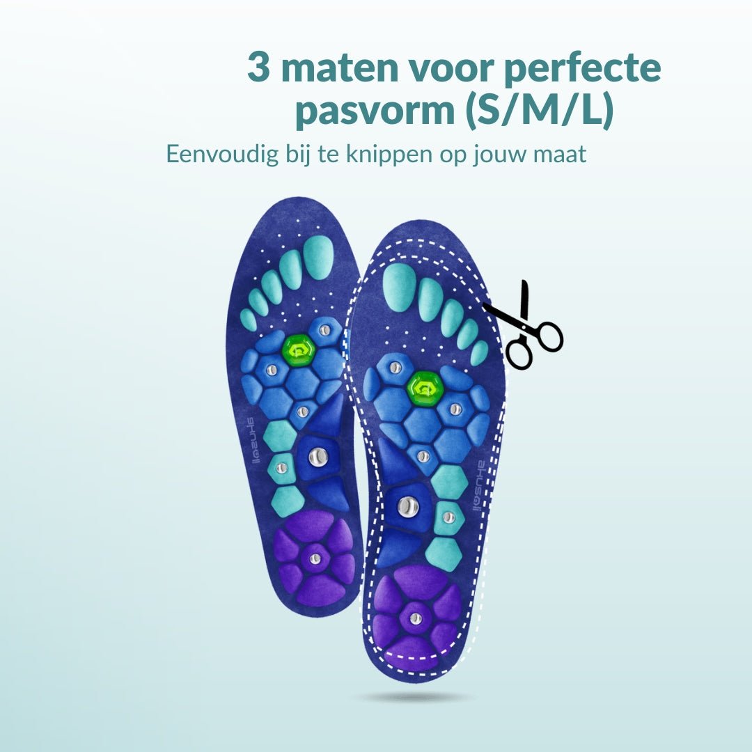 ReliveX™ Magnetische Inlegzolen | Verlies Gewicht bij ELKE STAP
