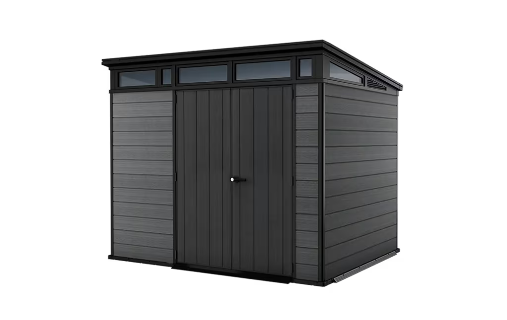 Molox Tuinhuisje 9x7 — Opbergschuur met GRATIS Vloer & Dubbele Deuren