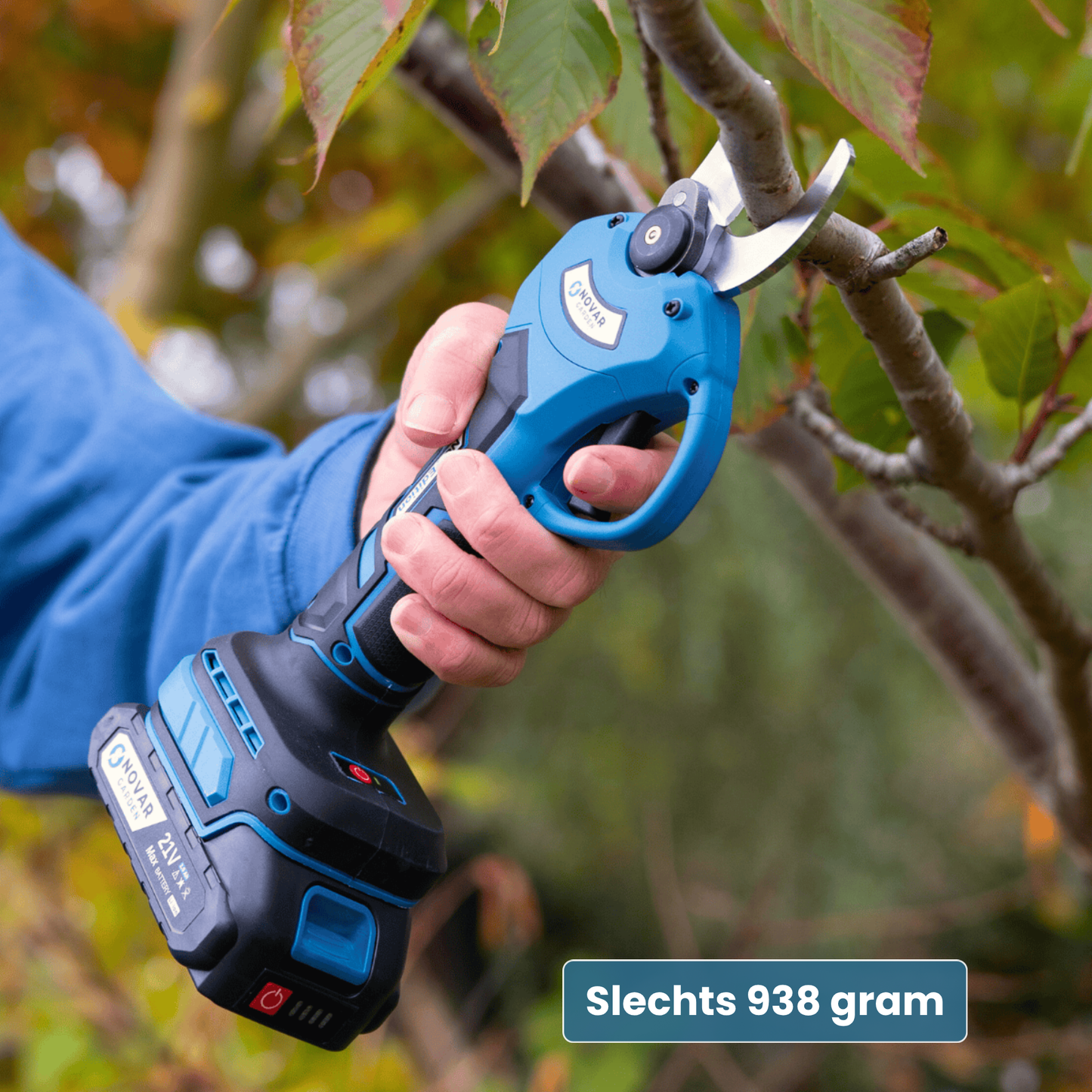 NG2 Accu Snoeischaar – Compleet set met koffer, oplader en twee 2.0Ah accu's
