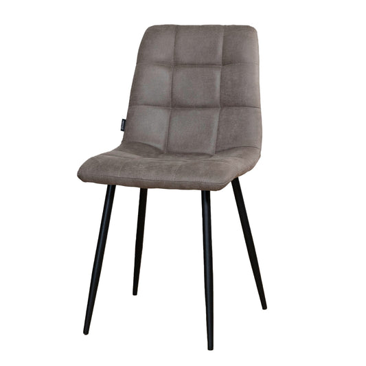 Eetkamerstoel Tess - Luxe Micro Suède Taupe